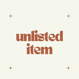 unlisted item🌵